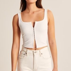 Abercrombie & Fitch Ribbed Tank Top Large